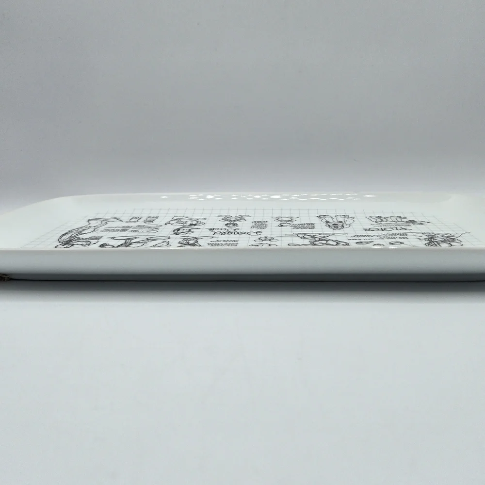 Disney Sketchbook Mickey Mouse & Friends Rectangular Plate Platter